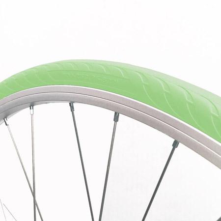 Vertrek naar hypothese verrader Tannus Aither 1.1 Semi Slick Single Road Bike Tire 700 x 25c (25-622) Melon  (Green) | Cycle To Go