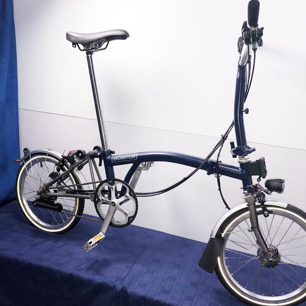 brompton tempest blue titanium