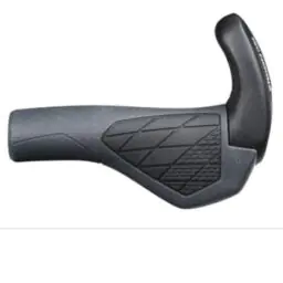 Ergon GS2 Grips - Black/Gray, Lock-On, Large