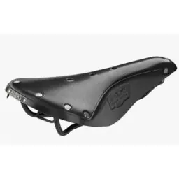 Brooks B17 Standard Leather Bicycle Saddle - Steel, Black, 175mm