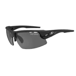 Tifosi Crit Cycling Glasses - Matte Black Interchangeable Smoke, AC Red & Clear Lenses