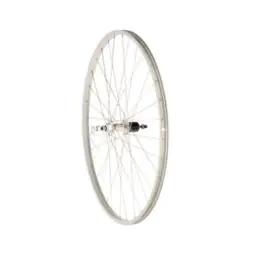 Quality Wheels Value Single Wall Series Rear 700 QR 130mm Wheel - Silver