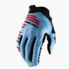 100% R-Core SP-20 Full Finger MTB Gloves - Light Blue