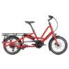 Tern Quick Haul Long D9 Performance Electric Cargo Bike - Satin Traffic Red