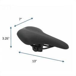 Alternative view of RAVX AEROMAX Gel Triathlon Bike Saddle - Black, Men's
