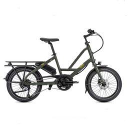 Tern Quick Haul D8 Electric Cargo Bicycle - Olive/Mustard