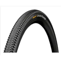 Continental DoubleFighter III Tire - 27.5 x 2.00, Clincher, Wire, Black, Sport